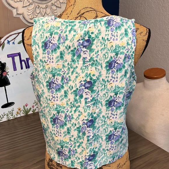 1990’S FLORAL CROP TOP MEDIUM - Picture 6 of 13